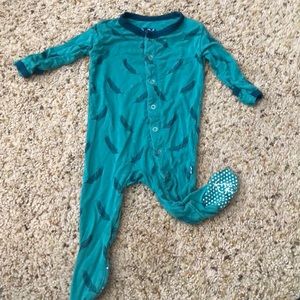 Blue feather KicKee pants